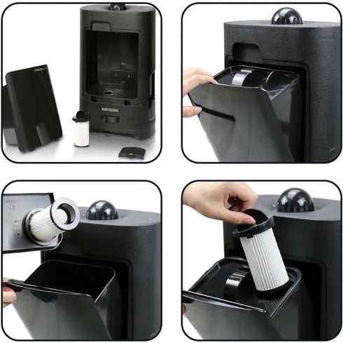 STYLANCE Professional Touchless Vacuum Automatic Dustpan- Ultra Fast Powerful for Sweeping Salon Pet Hair